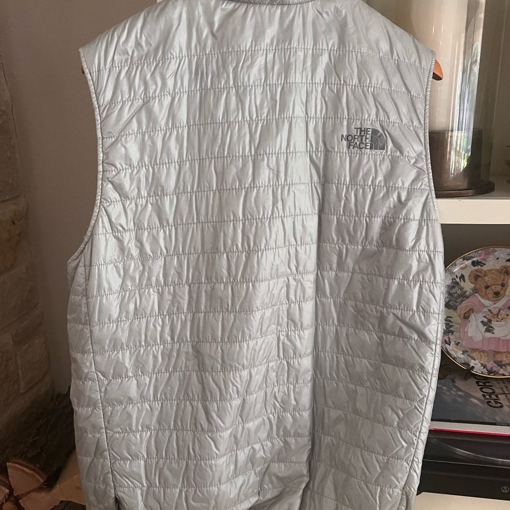 The North Face Silver Quilted Vest